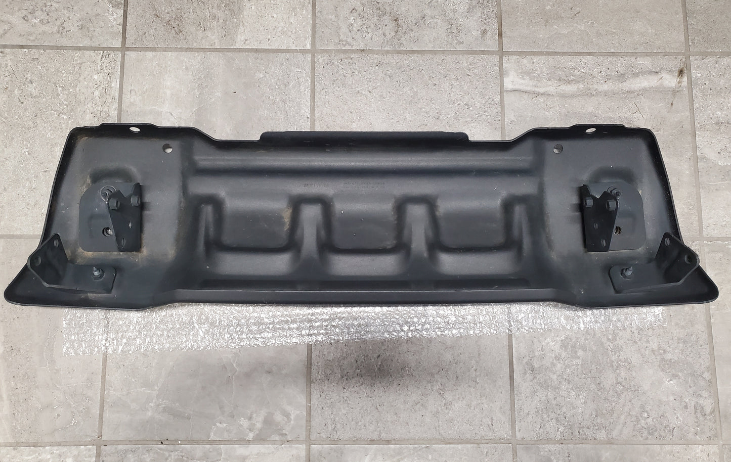 2018-2025 Jeep Wrangler JL Gladiator JT Front Bumper Steel Lower Skid Plate OEM With Brackets