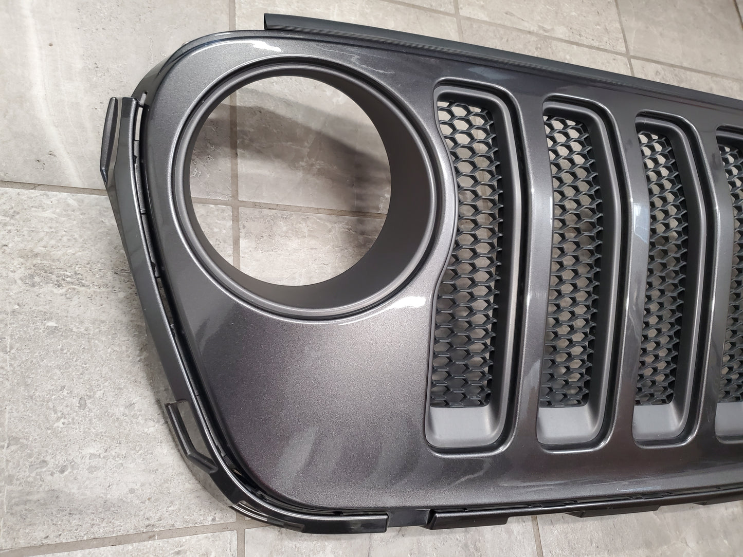 2018-2025 Jeep Wrangler JL Gladiator JT Sahara Grille OEM Granite Crystal 6BY79TRMAB