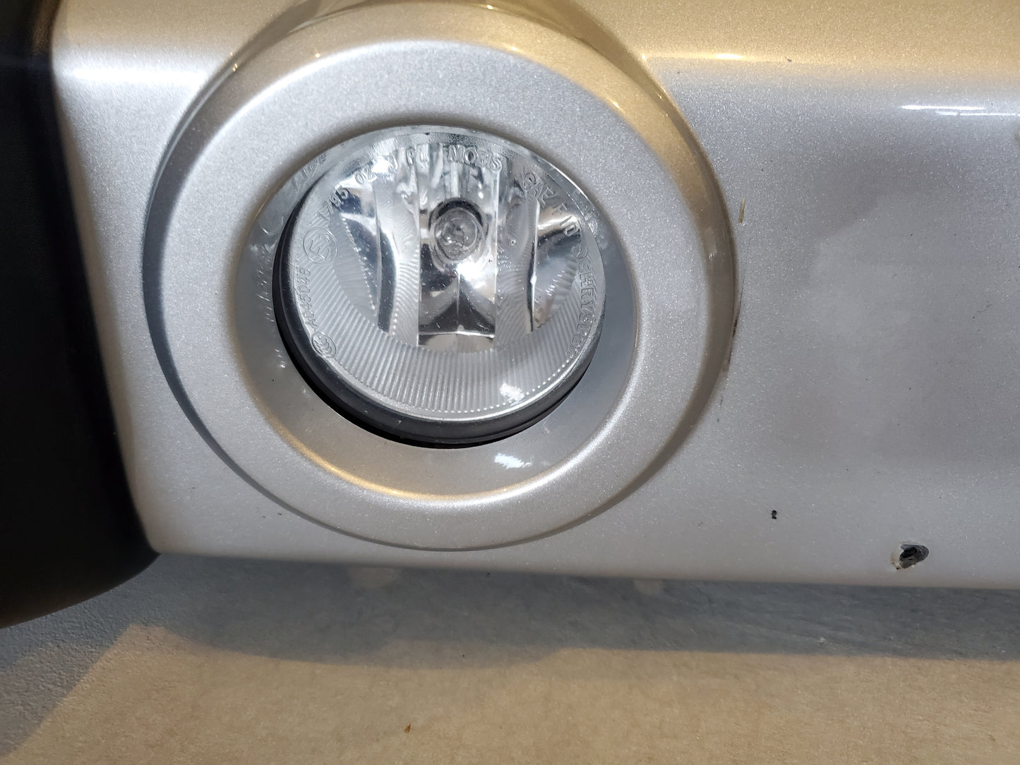 2007-2018 Jeep Wrangler JK Front Bumper OEM With Silver Cover and Fog Lights