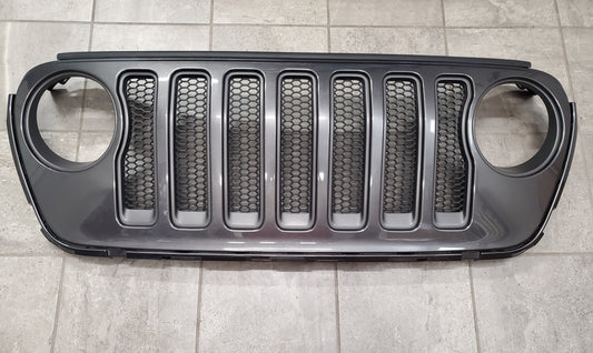 2018-2025 Jeep Wrangler JL Gladiator JT Sahara Grille OEM Granite Crystal 6BY79TRMAB