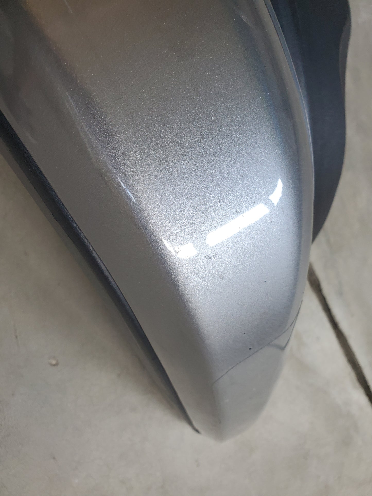 2018-2023 Jeep Wrangler JL Rubicon Rear Right Passenger Side Fender Flare Silver Metallic with Liner