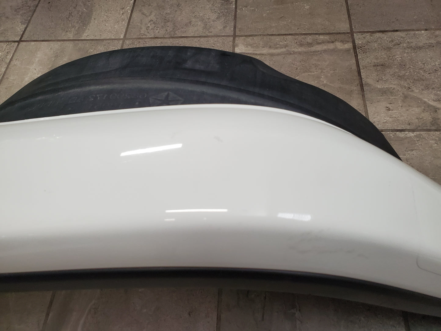 2018-2025 Jeep Wrangler JL Rubicon Rear Right Passenger Side Flare Bright White