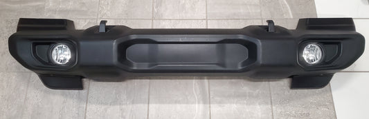 2018-2025 Jeep Wrangler JL Gladiator JT Sport Front Bumper With Halogen Fog Lights, Splash Guards