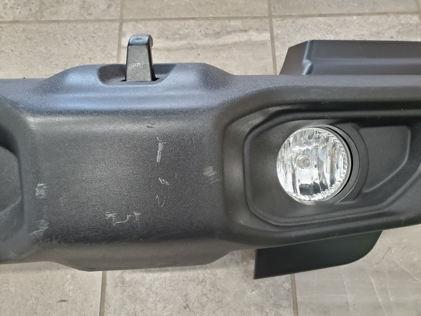 2018-2025 Jeep Wrangler JL Gladiator JT Sport Front Bumper With Halogen Fog Lights, Tow Hooks