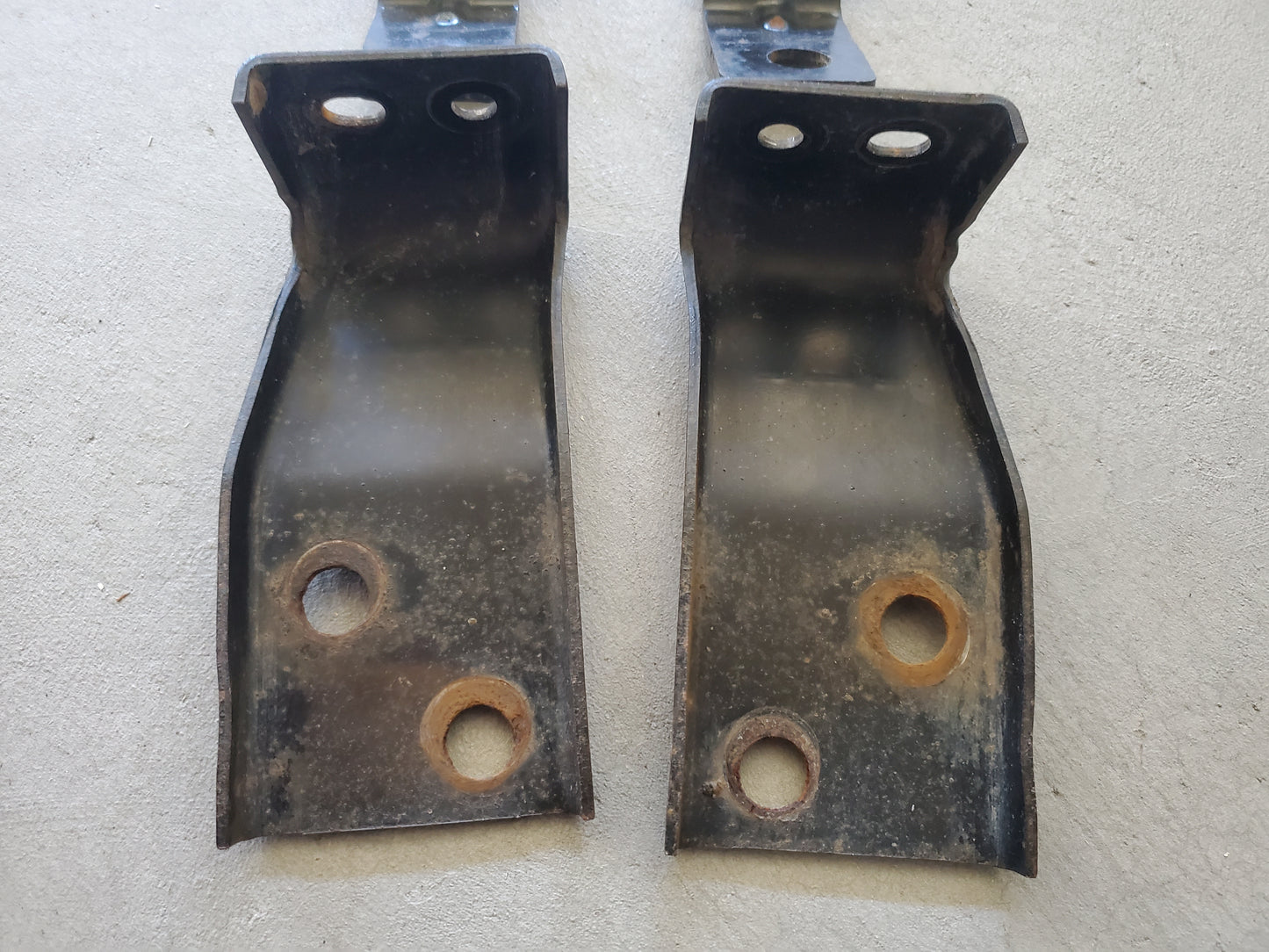 2007-2018 Jeep Wrangler JK Rear Bumper Brackets OEM