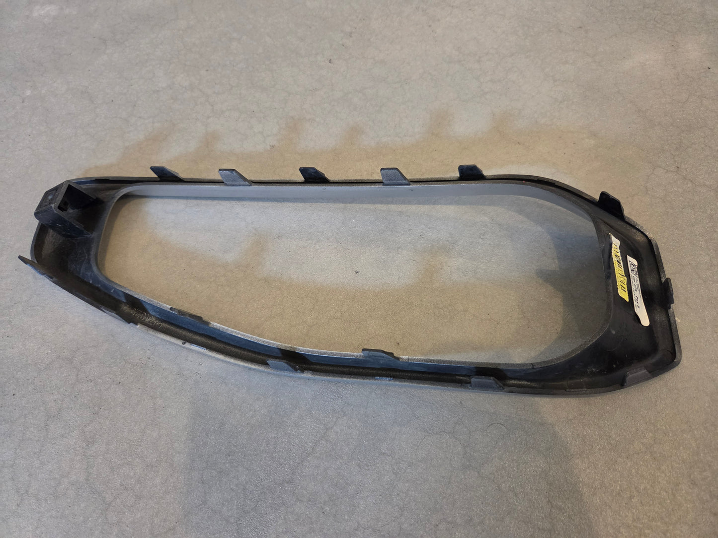 2018-2026 Jeep Wrangler JL Gladiator JT Front Bumper Applique Silver Left Driver's Side