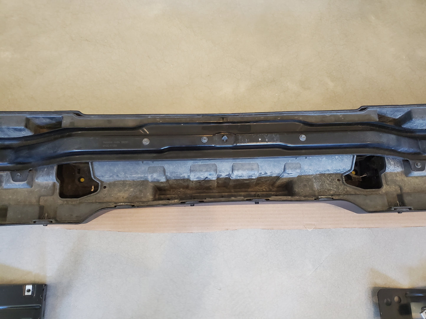 2018-2026 Jeep Wrangler JL Rear Bumper OEM No End Caps, No Park Assist With Brackets