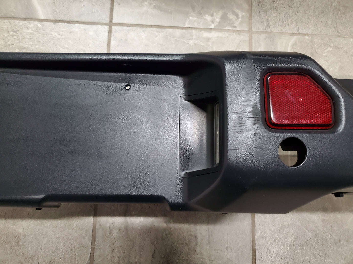 2018-2025 Jeep Wrangler JL Rear Bumper OEM With Park Assist Sensor Holes 6BX15TRMAB