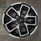 Single 2018-2025 Jeep Wrangler JL Gladiator JT Rubicon Wheel Silver/Black 04755601AA