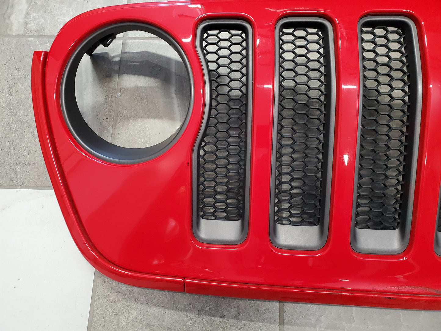 2018-2026 Jeep Wrangler JL Gladiator JT Sahara Grille OEM Firecracker Red 6BY79TRMAB