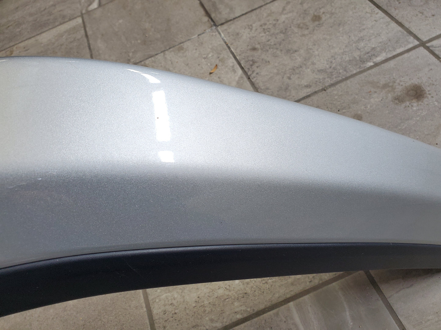 2018-2025 Jeep Wrangler JL Sahara Rear Right Passenger Side Fender Flare Silver Zynith.