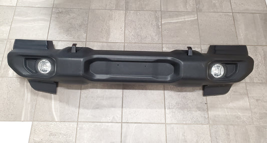 2018-2025 Jeep Wrangler JL Gladiator JT Sport Front Bumper With Halogen Fog Lights, Tow Hooks