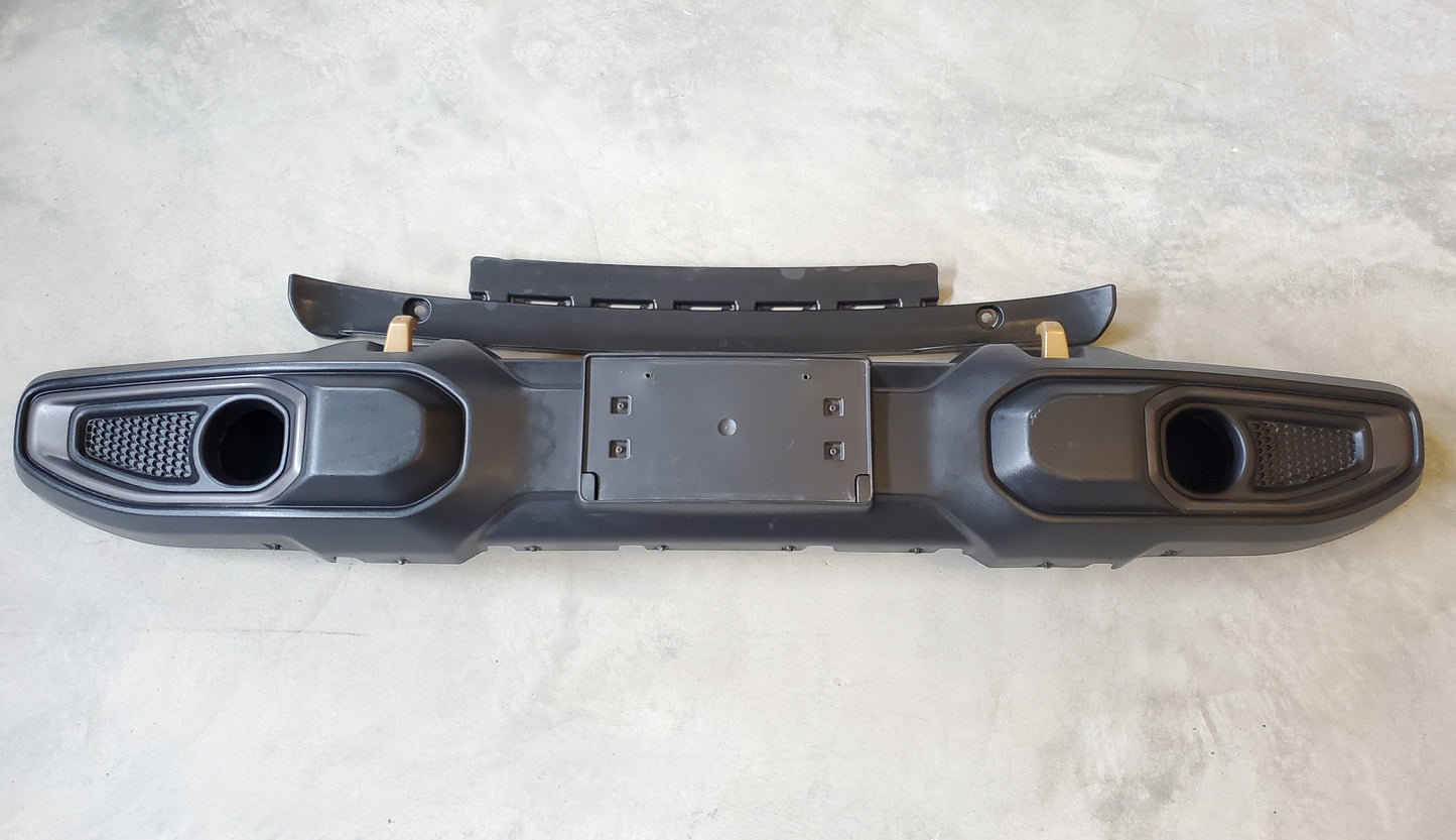 2018-2026 Jeep Wrangler JL Gladiator JT Rubicon Front Bumper With Bronze Tow Hooks