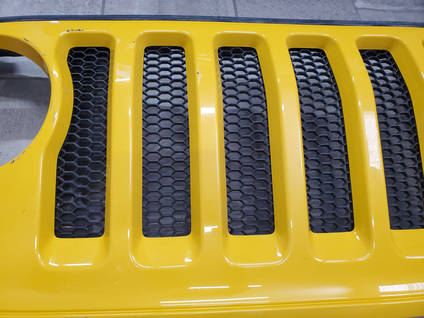 2018-2025 Jeep Wrangler JL Gladiator JT Sport Grille OEM Hella Yella 6BY75TRMAC