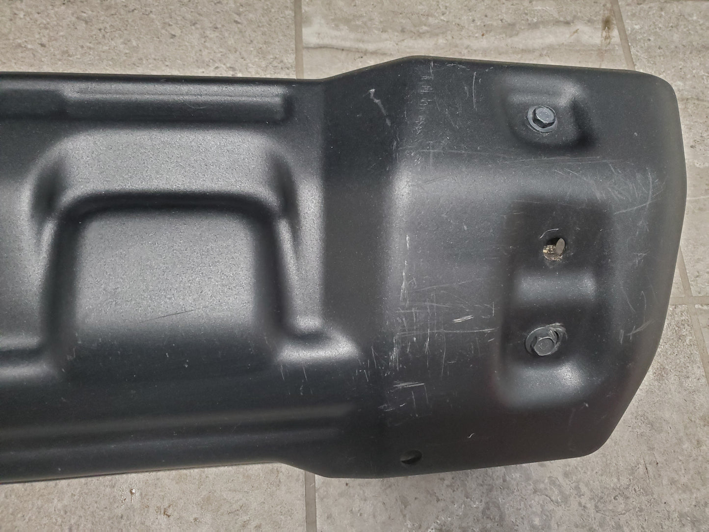 2018-2025 Jeep Wrangler JL Gladiator JT Front Bumper Steel Lower Skid Plate OEM With Brackets
