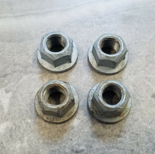Four (4) Jeep Wrangler Hex Flanged Nut OEM 6104718AA